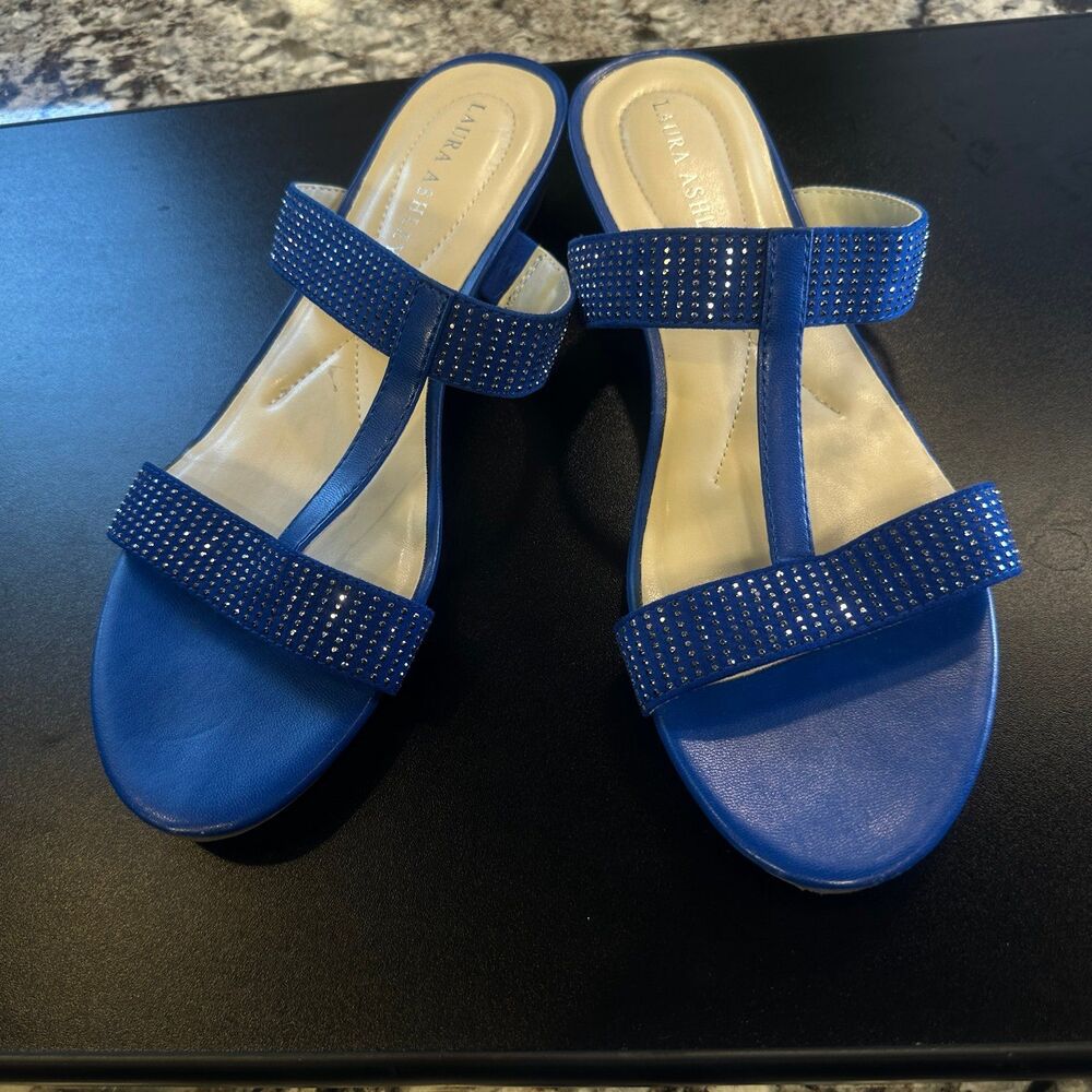 Laura Ashley Slide Sandals Size 9.5